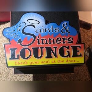 Lounge Decorative Sign - Multicolor